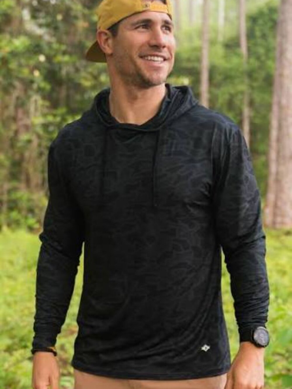 Burlebo Performance Hoodie Black Camo S - Picture 2 of 16